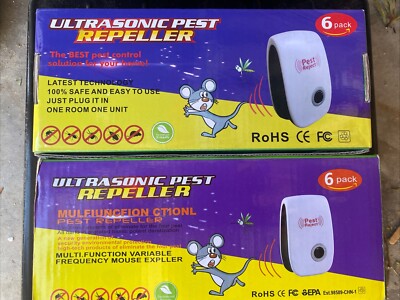 12Pcs Ultrasonic Pest Reject Home Control Electronic Repellent Rat Mice Repeller