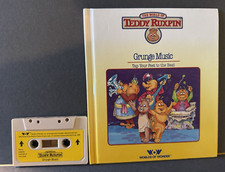 1985 VTG Classic Teddy Ruxbin BOOK  TAPE "Grunge Music" World of Wonder