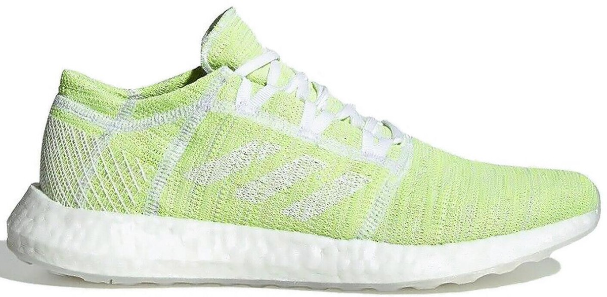 NEW WITH TAGS - Adidas PUREBOOST GO LTD SHOES adidas PureBoost Go LTD White Hi-Res Yellow for Sale  main image 3