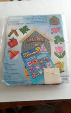 JanLynn Plastic Canvas Seasonal House 21-166 Incomplete