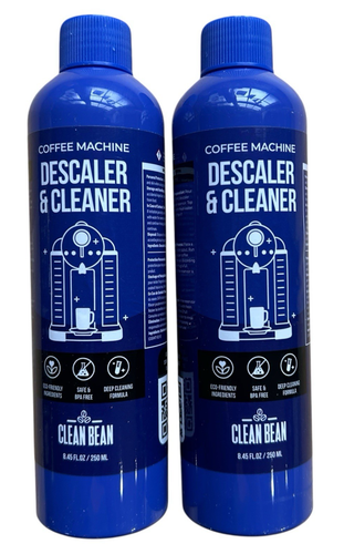 Liquid Espresso & Coffee Machine Cleaner for Decalcifying & Descaling, 2-Pack