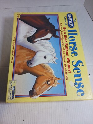 BREYER Horse Sense Board Game 200 Fun Facts Equestrian Ponies Trivia COMPLETE