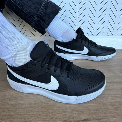  Mens Comfy Shoes Nike Court Zoom Lite 3 7.5 Hard Court Tennis Black DH0626-010