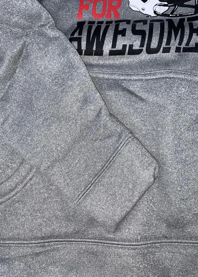 Youth Heather Gray Colorado State Rams Under Armour Hoodie - Image 4 of 4