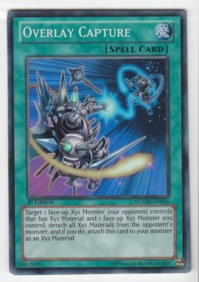 YU-GI-OH Overlay Capture Super Rare englisch NUMH-EN056 Mateiral Einfangen