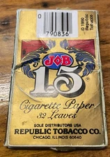 Vintage Job cigarette paper, Gold and Maroon color