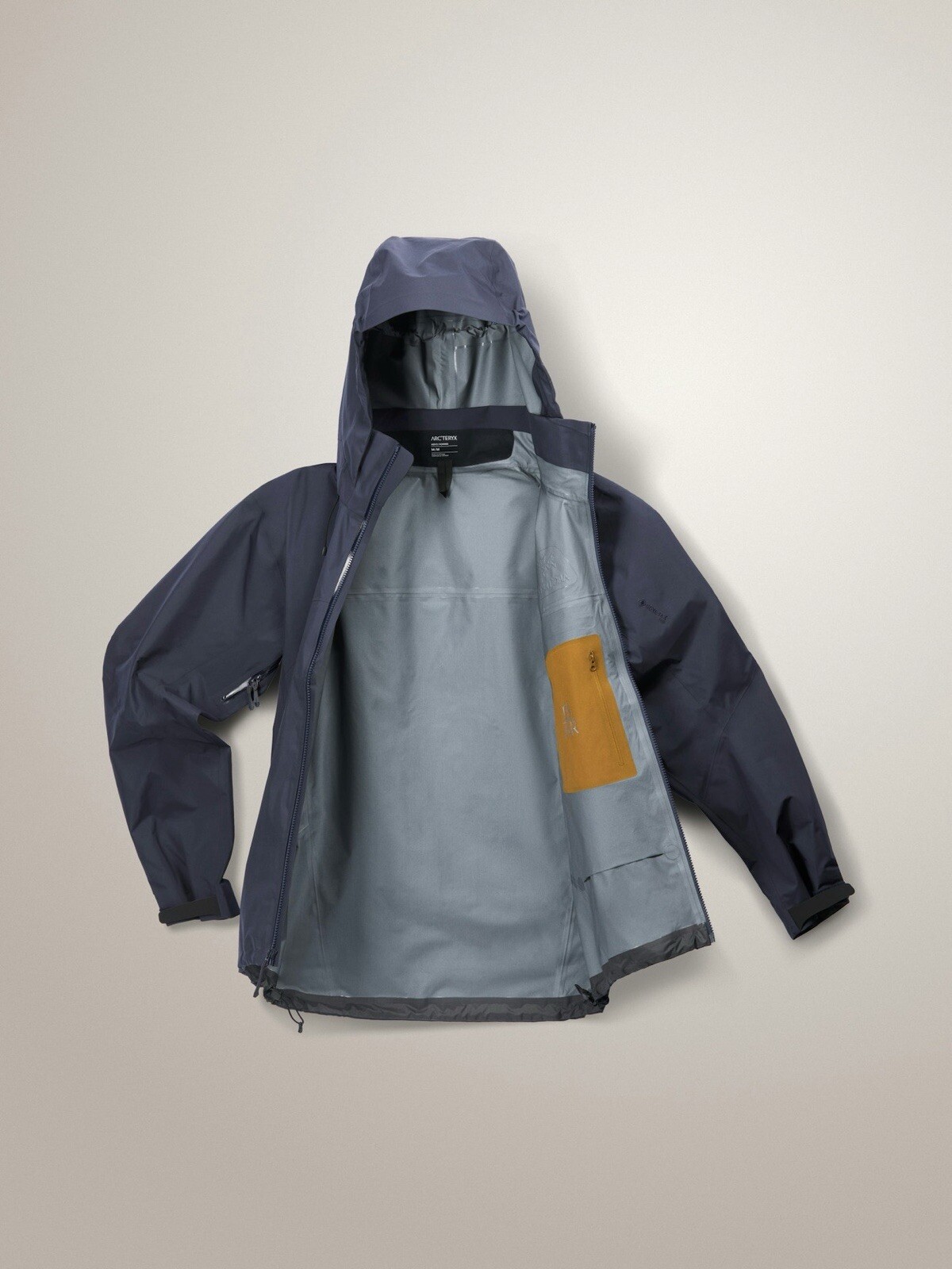 ARC'TERYX Arc’teryx Beta AR Giacca Nero Zaffiro Uomo XXL 2XL Gore Tex Pro RECCO