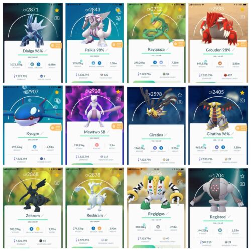 Kit Carta Pokémon Lendários Groudon e Kyogre Celebrações