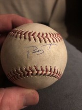 FIRST RD PICK BLAKE SWIHART SIGNED OML GAME USED BASEBALL MLB COA Red Sox