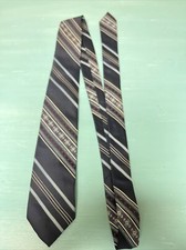 Vintage Men's Tie Wemlon By Wembley Classic 57-60  - Blue Black Gray Suit Tie