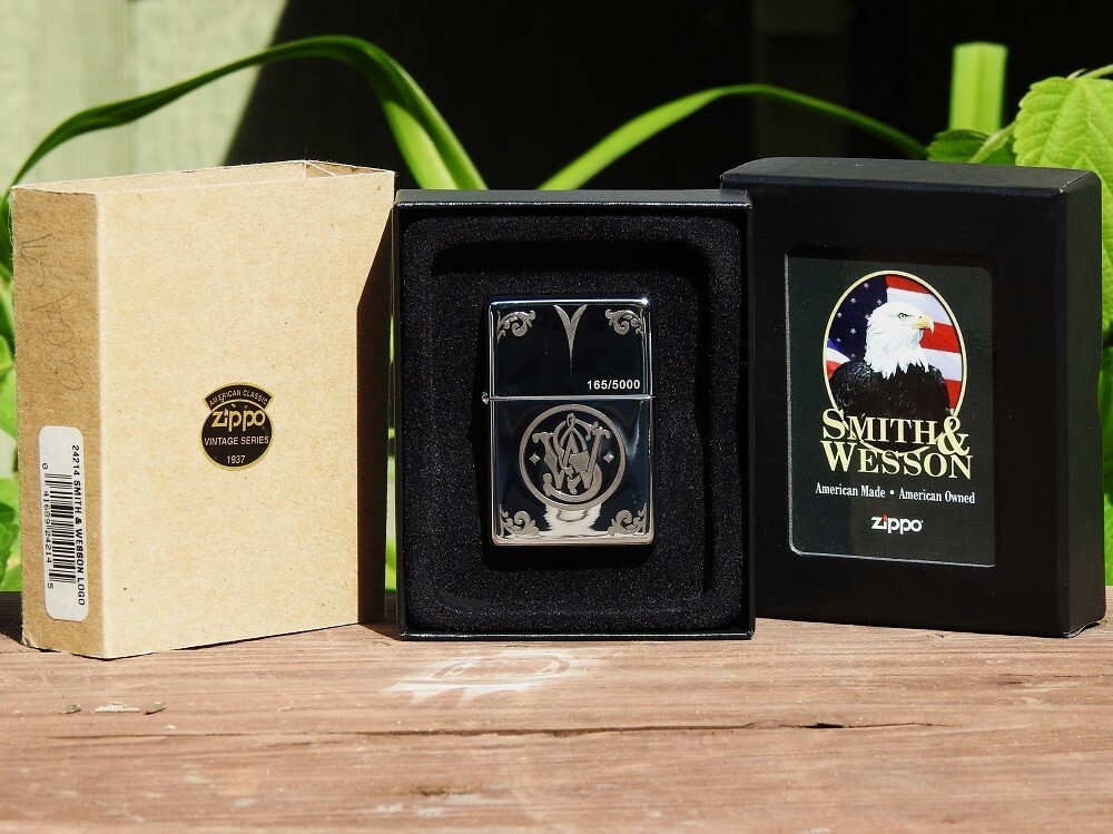 Smith & Wesson Limited Edition Zippo Lighter - 155th Anniversary