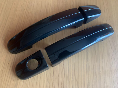 GLOSS BLACK 2 DOOR HANDLE COVERS FITS FORD FOCUS MK2 MK3 2005-2017 RS ST TRIM