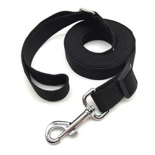 10 FT Adjustable Nylon Dog Leash for Medium Large Dogs Training Black Lead