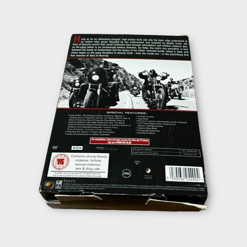Sons Of Anarchy Complete Seasons 1-4 Charlie Hunnam Region 2 Drama Action - Picture 4 of 12