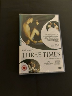 Three Times (DVD, Region 2, Artificial Eye) NEW/NEU