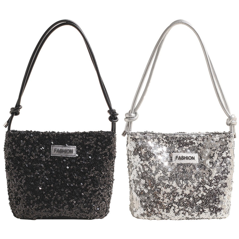  Women Shinny Crossbody Bag PU Leather Luxury Hobo Purse Ladies