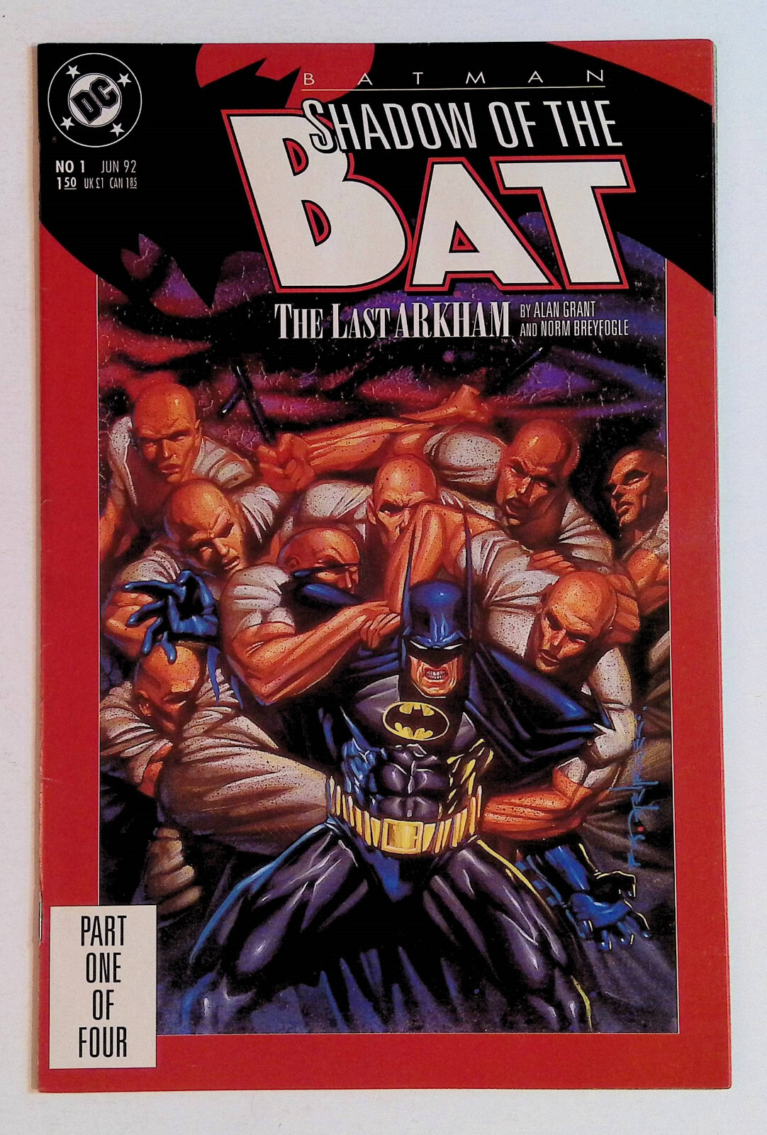 Batman Shadow of the Bat 1 1st Mr Zsasz Arkham Asylum DC Comics