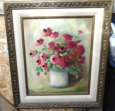 Vintage WA State Artist,  Lois M. Brown, Oil Painting,  Nicely Done  28'' x 24''