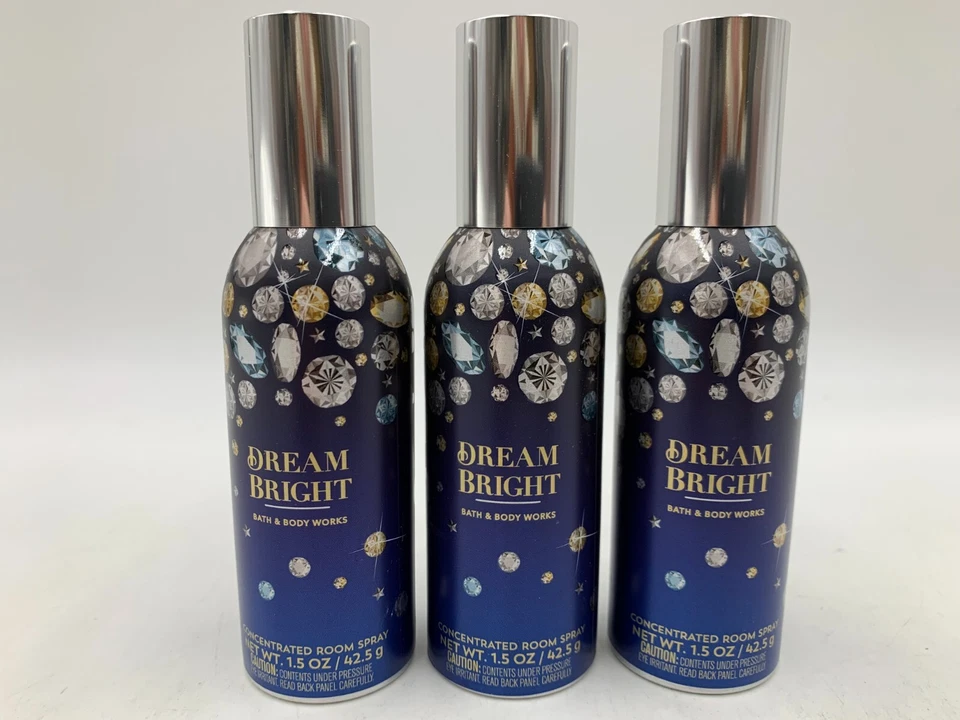 Bath & Body Works Dream Bright Concentrated Room Spray Full Size 1.5 oz S/3 #819