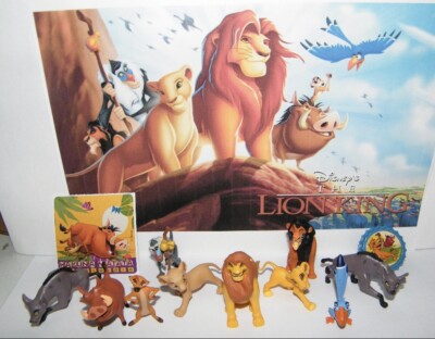 Disney The Lion King Movie Deluxe Party Favors Goody Bag Fillers Set Of 10 + 2