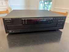 Kenwood DP-R797 5 Disc CD Player Changer 1Bit Dual D/A Converter Tested - Works!
