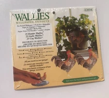 Wallies Wallpaper Cutouts 25 Roaster Wallies Pre-Pasted Washable Sealed