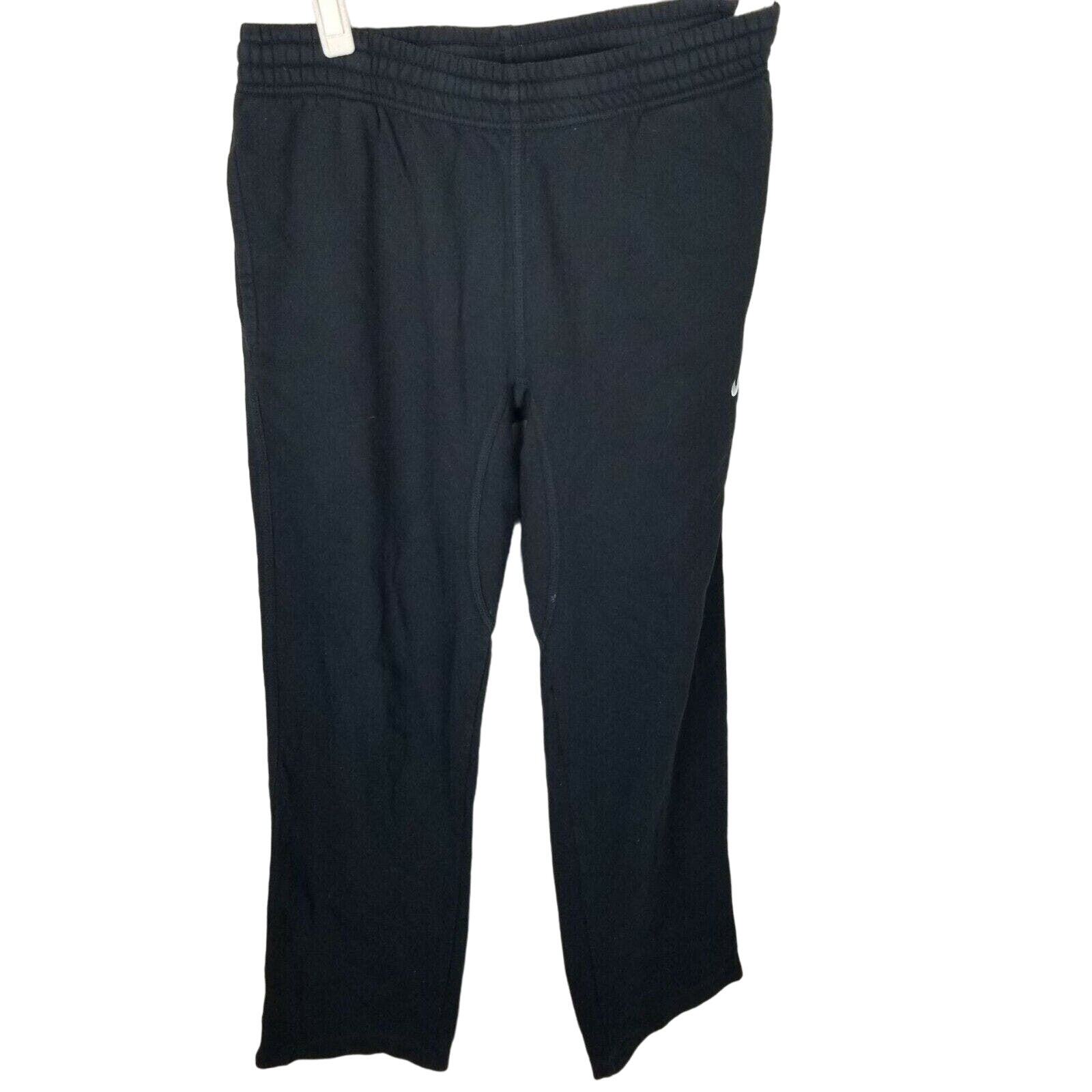 Nike Mens Black S Drawstring Sweatpants for Athleisure & Lounge-image