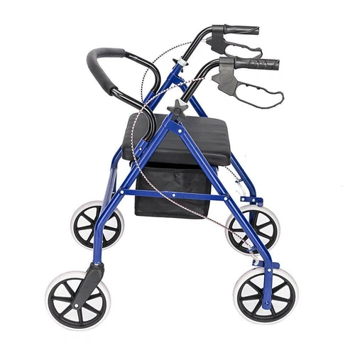 Rollator Walker with Seat and Wheels - Rolling Walker for Seniors Adjustable - Picture 3 of 9