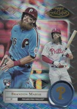 BRANDON MARSH TOPPS GOLD LABEL CLASS 3 ROOKIE BLACK RC PHILLIES #14 2022 22