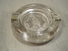 Vintage Round 2 3/4 Glass Ashtray