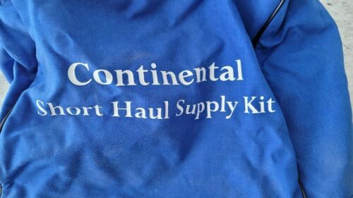 Continental Airlines Short Haul Supply Kit Bag from the 1990's - RARE - Photo 1 sur 9