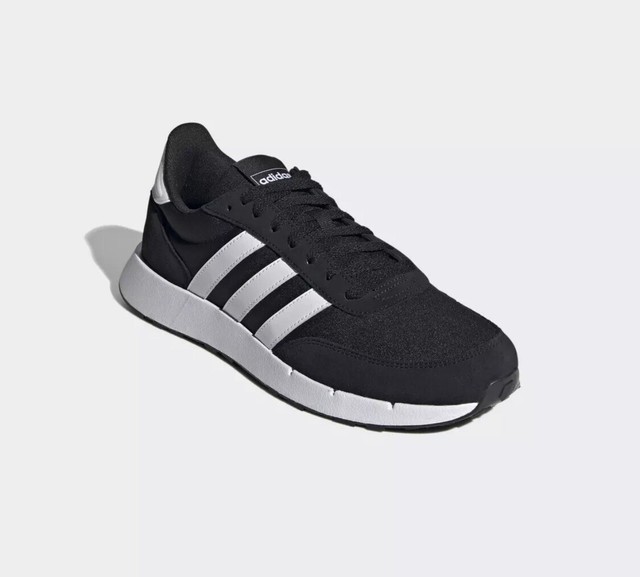 Size 10 - adidas Run 60S Black White for sale online | eBay