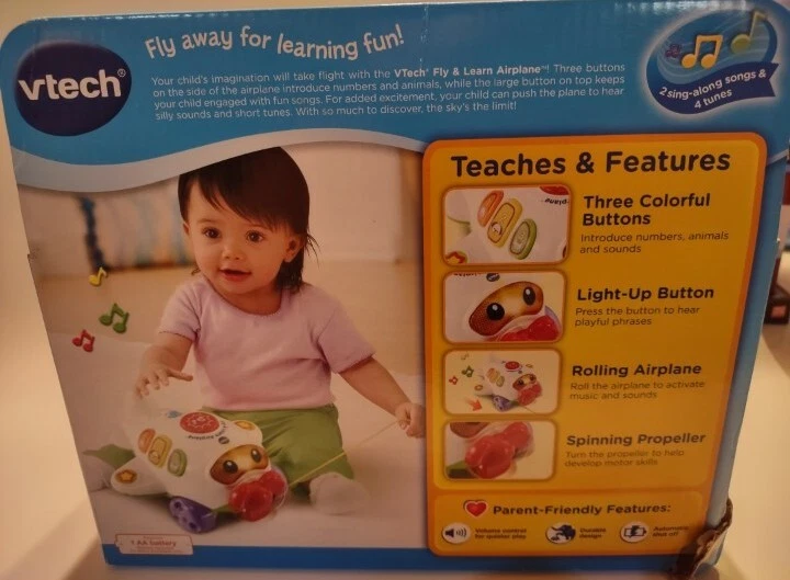 VTech Fly & Learn Airplane : Toys & Games