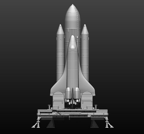 File STL Space Shuttle for all 3D printer on platform and take off phase lamp - 第 6/12 張圖片