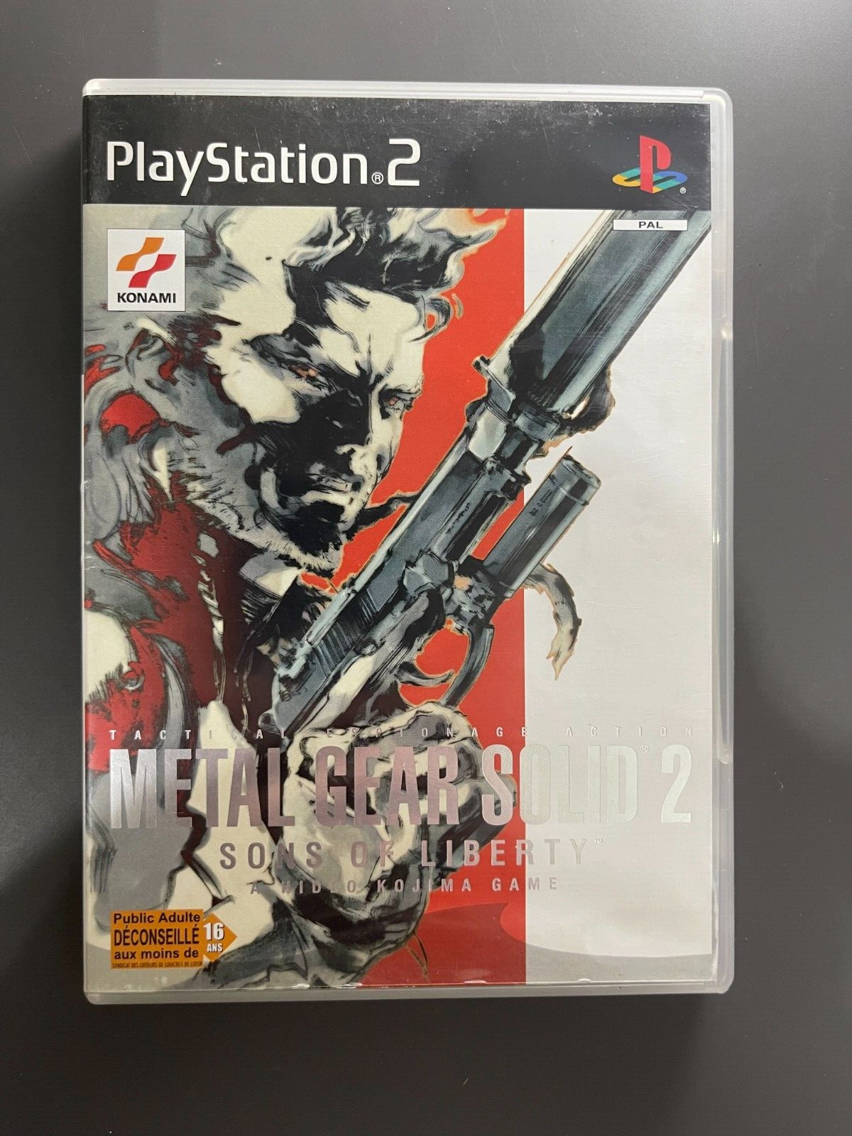 METAL GEAR SOLID 2 SONS OF LIBERTY - SONY PS2 - PAL FR - COMPLET TBE