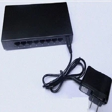 New RJ45 Mini 10/100Mbps 8 Ports Fast Ethernet Network Switch For Desktop PC