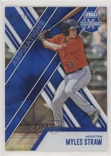 2017 Panini Elite Extra Edition Aspirations Blue /75 Myles Straw #111 s3g