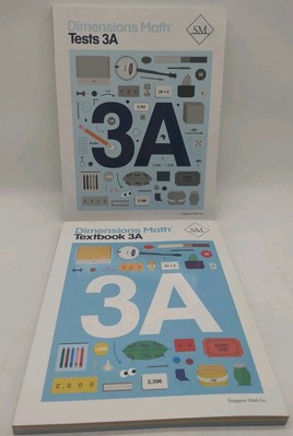Dimensions Math 3A Textbook & Tests Singapore Math
