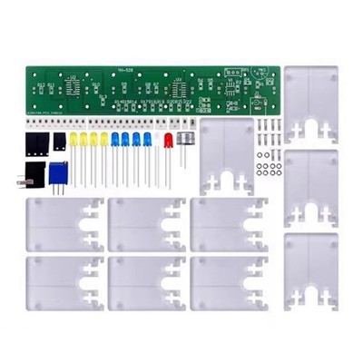 DIY Sound Control LED Musikspektrum Elektronikbausatz Säule Audioanzeige PC5663