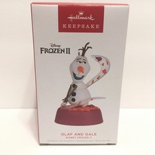 2022 Hallmark Disney Frozen 2 Olaf and Gale Musical Keepsake Ornament