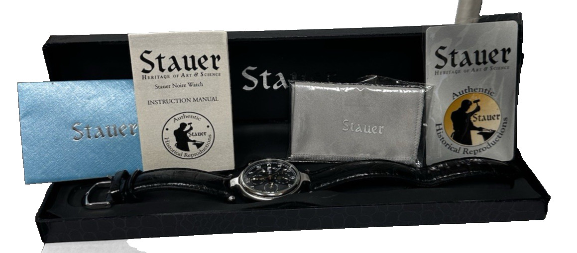 Men’s Stauer Automatic Moonphase Skeleton Watch M… - image 7