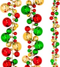 Christmas Ball Garland Ball Ornament 6Ft Bauble Garland Christmas Tree Ball Dec