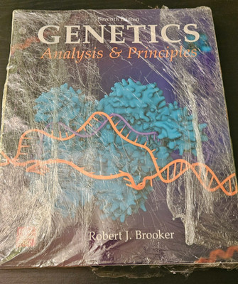 Genetics: Analysis and Principles 7th Ed. Brooker BRAND NEW Wrapped