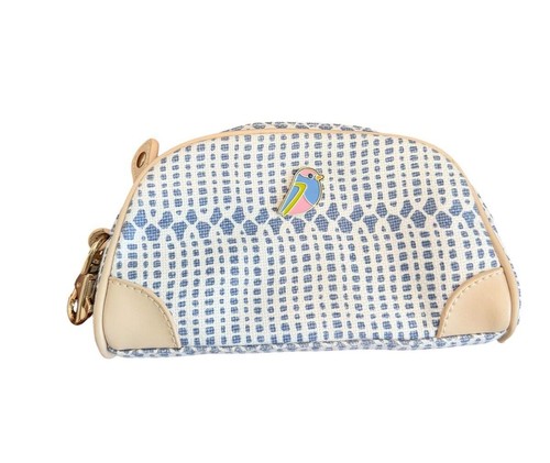 Spartina 449 Golf Accessory Pouch Bird Print NWOT Zip Travel Cosmetic Bag