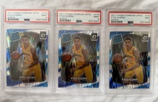LOT(3)!! 2017 Panini Donruss Optic Kyle Kuzma Shock #174 PSA 9 LAKERS