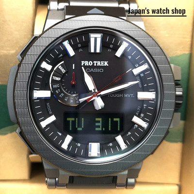 CASIO PROTREK PRX-8001YT-7JF Black MANASLU Knife Ridge Men's Watch New in Box