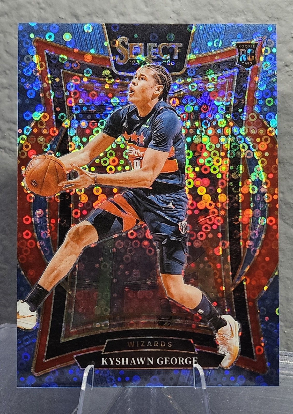 KYSHAWN GEORGE 2024 Select #85 RC Concourse Light Blue Disco Prizm /99