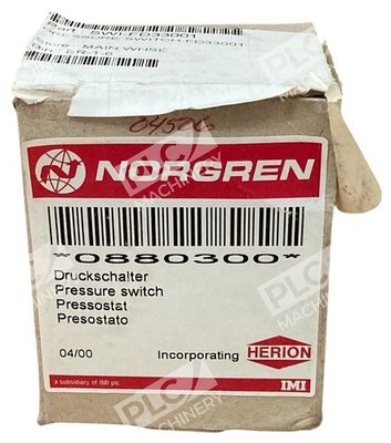 Norgren GDM 2011 HN GDM 3011 HN Pressure Switch 0880300