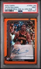 2025 Topps Flagship Jalen Williams Real One Autographs Orange Rainbow /25 PSA 9