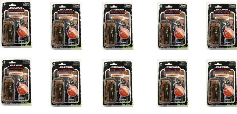 Star Wars Retro Coll. 3.75" The Mandalorian Din Djarin NEW DEALER LOT OF 10!